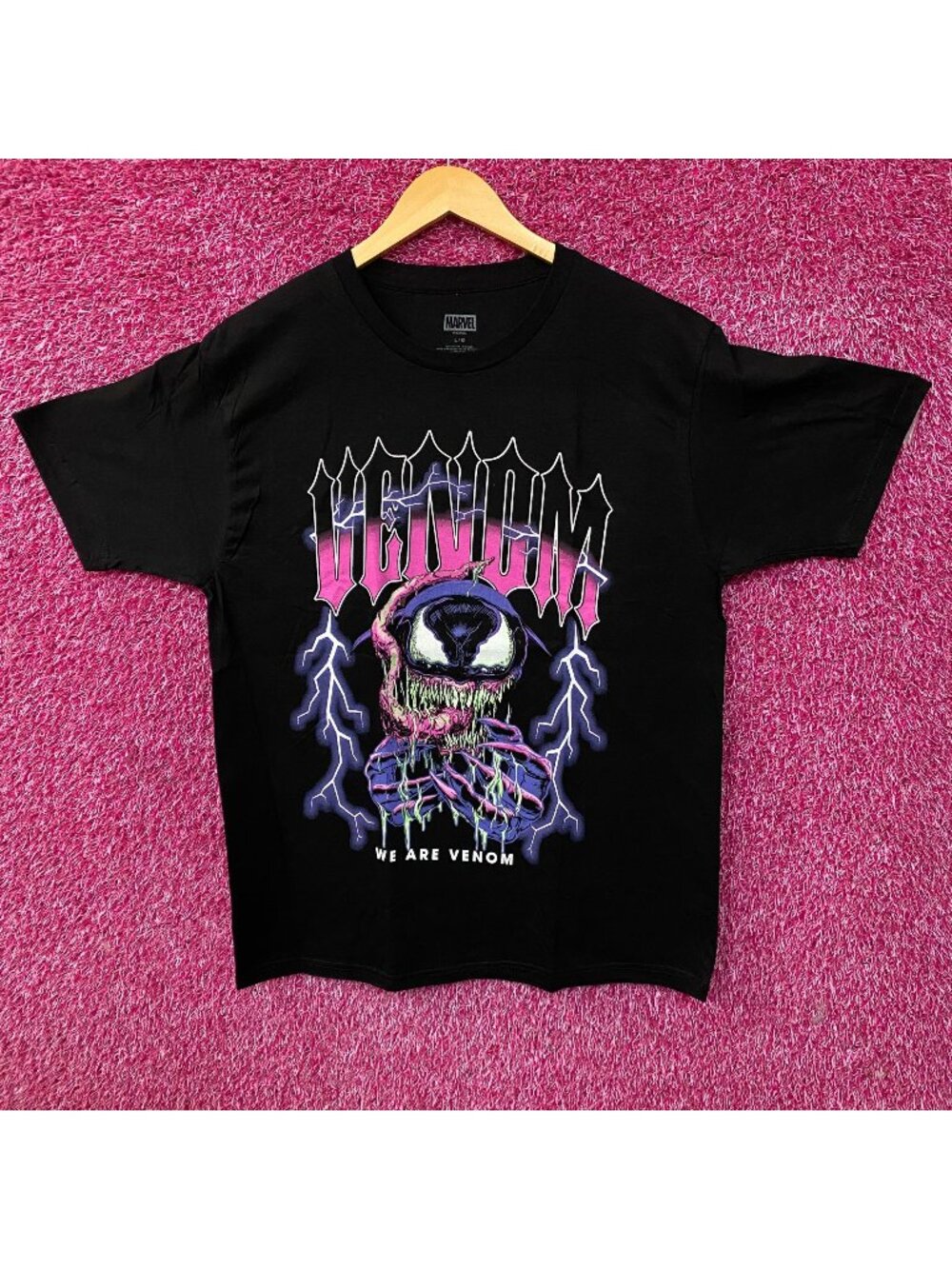 Marvel Venom Anti-Hero Symbiote We Are Venom Razor Teeth T-Shirt Large